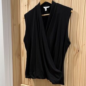 Nine West Black Sleeveless Blouse